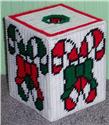 Candy Canes Tissue Box Cover