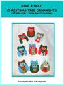 Give A Hoot Christmas Tree Ornaments