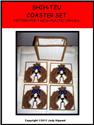 Pattern Leaflet, Shih-Tzu Coaster Set by Crafts And More Store