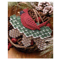Cardinal Snow Scene