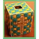 Pattern Leaflet, Mosaic Cross Tissue Topper by Mary T. Cosgrove