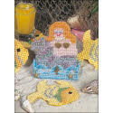 Pattern Leaflet, Mermaid Coaster Set by DRG