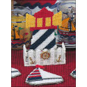 Pattern Leaflet, Lighthouse Coaster Set by DRG