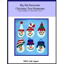 Big Hat Snowman Christmas Tree Ornaments