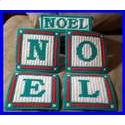 Pattern Leaflet, Noel Coaster Set by Crafts And More Store