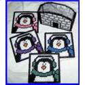 Penguin Coaster Set