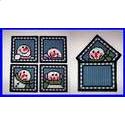Pattern Leaflet, Snowman Coaster Set by Crafts And More Store