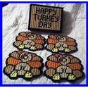 Pattern Leaflet, Turkey Coaster Set by Crafts And More Store