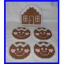 Gingerbread Coaster Set