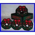 Pattern Leaflet, Wreath Coaster Set by Crafts And More Store
