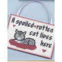 "A Spolied Rotten Cat" Wall Hanging