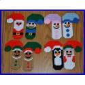 Candy Cane People Christmas Tree Ornaments