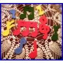Pattern Leaflet, Musical Notes Christmas Tree Ornaments by Crafts And More Store