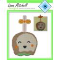Pattern Leaflet, Kawaii Candy Apple by Plastic Canvas Creations