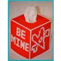Pattern Leaflet, Be Mine Tissue Box Cover by Crafts And More Store