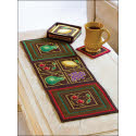 Pattern Leaflet, Fruit Table Runner and Coaster Set by DRG