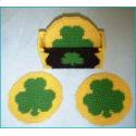 Pattern Leaflet, Gold Coin Coaster Set by Crafts And More Store