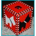 Scottie Dog Quilt Tissue Box Cover