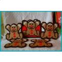 Pattern Leaflet, Stick Them Up Gingerbread Coaster Set by Crafts And More Store