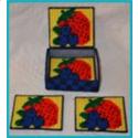 Pattern Leaflet, Summer Fresh Coaster Set by Crafts And More Store
