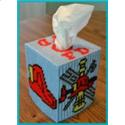 Fireman's Cross Tissue Box Cover