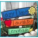 Pattern Leaflet, Lazy Days Garden Stake by Crafts And More Store