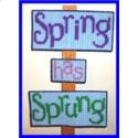 Pattern Leaflet, Spring Has Sprung Garden Stake by Crafts And More Store