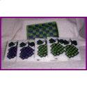 Pattern Leaflet, Grapes Coaster Set by Crafts And More Store
