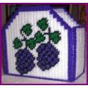 Pattern Leaflet, Grapes Napkin Holder by Crafts And More Store