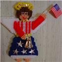 Pattern Leaflet, 4th of July Liberty Angel by Dancing Dolphin Patterns