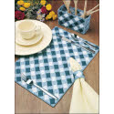 Blue Gingham Table Set