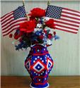 4th of July Vase
