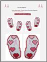 Pattern Leaflet, Tiny Step Magnets by KathyBarwickDesign