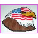 Pattern Leaflet, Eagle Flag Head by Crafts And More Store