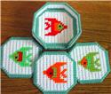 Pattern Leaflet, Fishy Fun Coaster Set by Dancing Dolphin Patterns