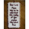 Pattern Leaflet, Plastic Canvas Bible Marker by Teri's Crafts