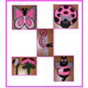 Pattern Leaflet, Flutterby Room Decor Set by Crafts And More Store