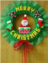 Pattern Leaflet, Christmas Santa Door Wreath by Dancing Dolphin Patterns