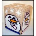 Pattern Leaflet, Catching Snowflakes Tissue Box Cover by Crafts And More Store