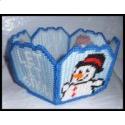 Pattern Leaflet, Snowman Let It Snow Basket by Crafts And More Store