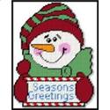 Seasons Greetings Snowman