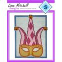 Pattern Leaflet, Masquerade Masks 2 - Gold Mask - Single Page Pattern by Plastic Canvas Creations