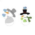 Pattern Leaflet, Snow Buddies & Snowman Rest Stop by KathyBarwickDesign