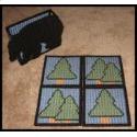 Pattern Leaflet, Black Bear Coaster Set by Crafts And More Store
