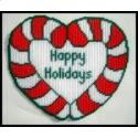 Pattern Leaflet, Candycane Heart by Crafts And More Store