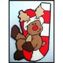 Pattern Leaflet, Candycane Reindeer by Crafts And More Store