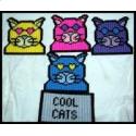 Pattern Leaflet, Cool Cats Coaster Set by Crafts And More Store