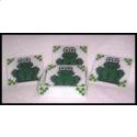 Froggy Quilt Coaster Set
