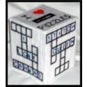 Pattern Leaflet, Crossword Puzzle Tissue Box Cover by Crafts And More Store