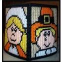 Pattern Leaflet, Pilgrims Tissue Box Cover by Crafts And More Store